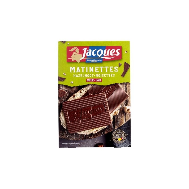 Matinette Jacques Lait noisette 128gr