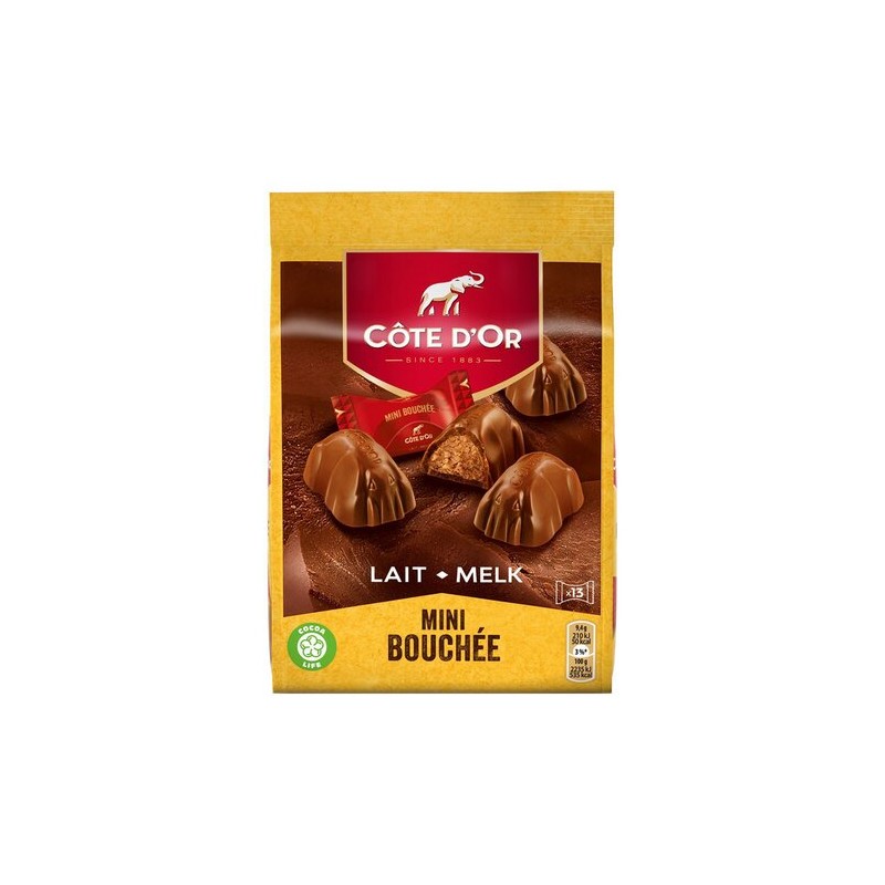 Côte d'or mini bouchée Lait 122 g