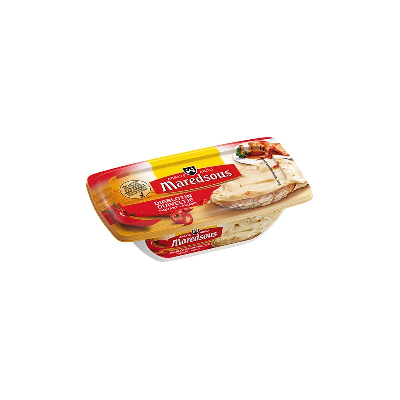 MAREDSOUS fromage fondu Diablotin piquant 200g