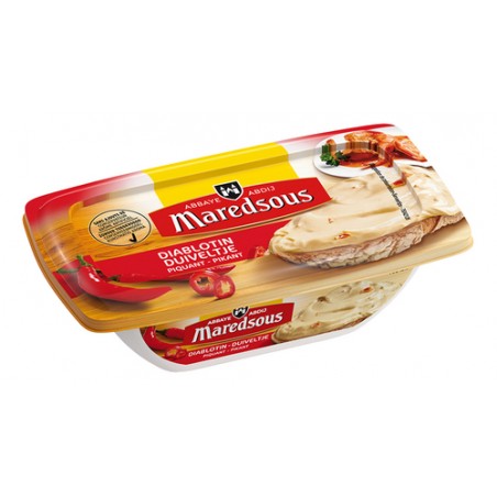 MAREDSOUS fromage fondu Diablotin piquant 200g