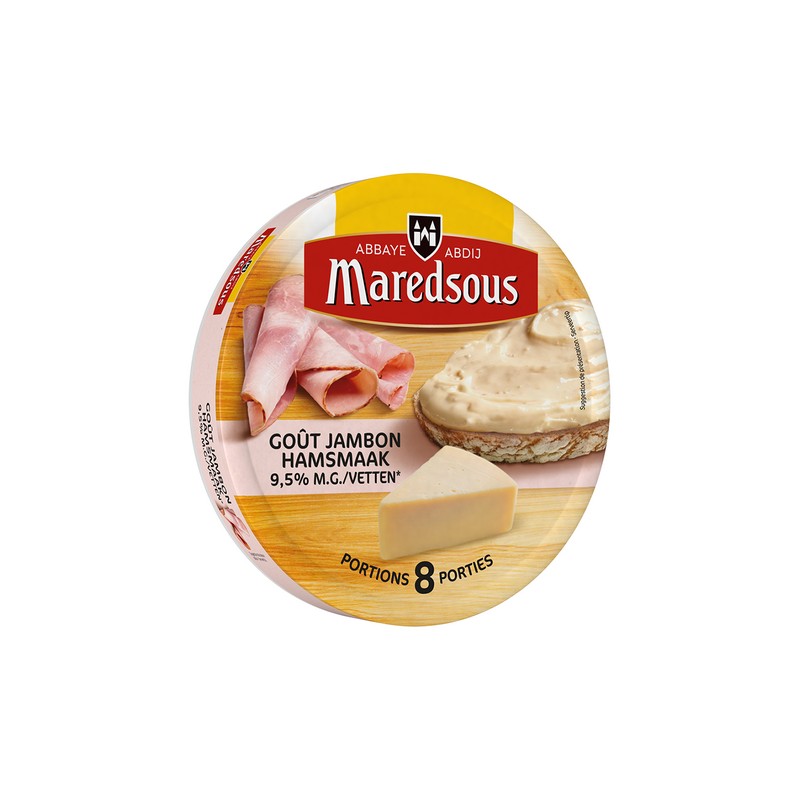 Maredsous light au jambon 140gr