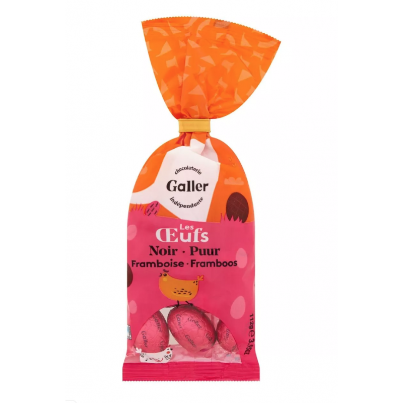 Dark & raspberry Galler easter eggs 180gr