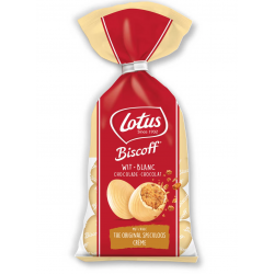 Lotus  oeufs  chocolat blanc  Pâques 90 gr