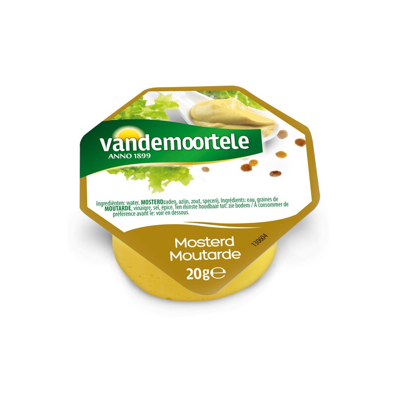 Vandemoortele portions Mustard 20ML 120 PC