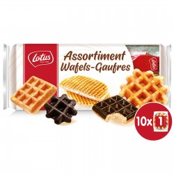 Lotus 10 gaufres assortiment 415 g