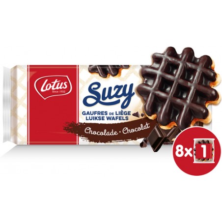 Lotus 8 gaufres Liège Suzy chocolat 460g