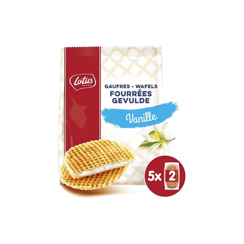 LOTUS vanilla filled waffles 300g