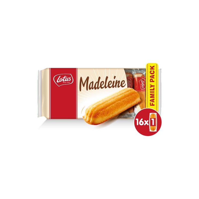 Lotus madeleines 400gr 16 pièces