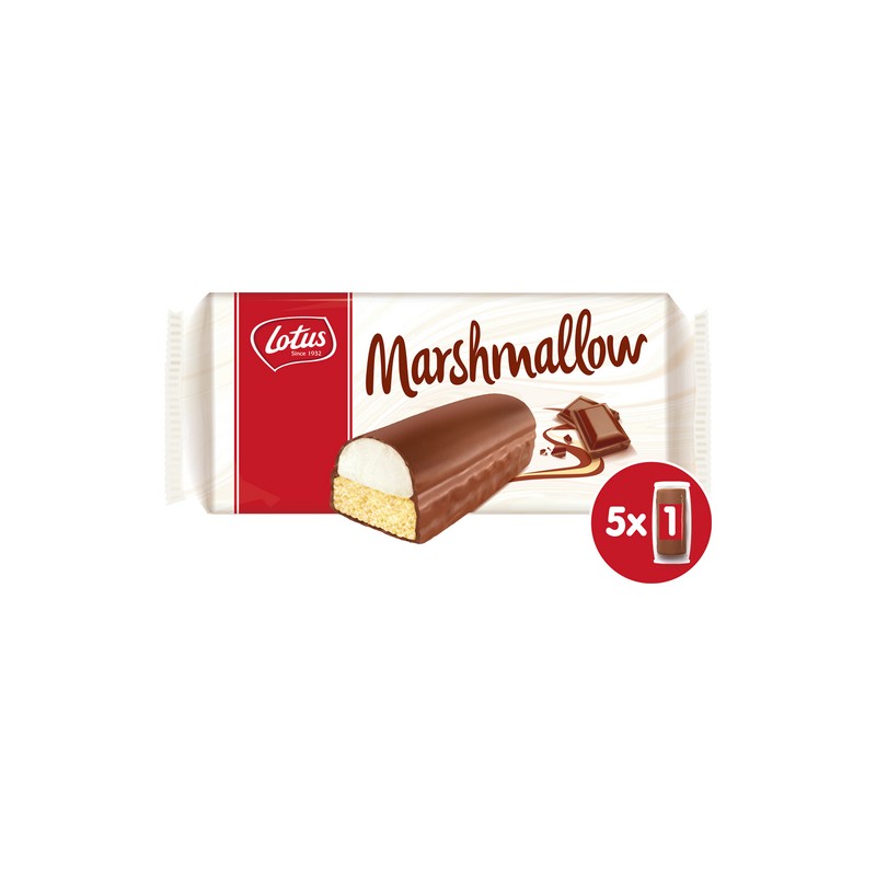 LOTUS Marshmallow chocolat 5pc 135g
