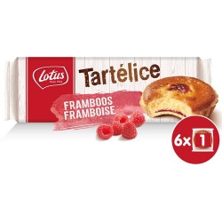 LOTUS Raspberry tartelice 6 pc 345g