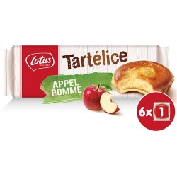 LOTUS Tartélice pomme 6 pièces 345g