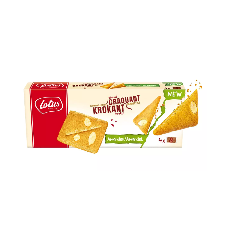 Lotus Crunchy Caramelized Almond Biscuit 80g
