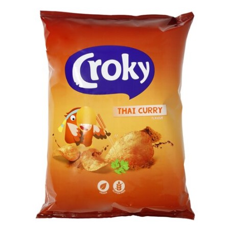 Crocky Chips Thai Curry 200 gr
