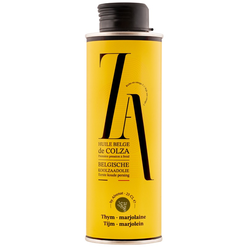 Alvenat huile de colza thym Marjolaine 250 ml