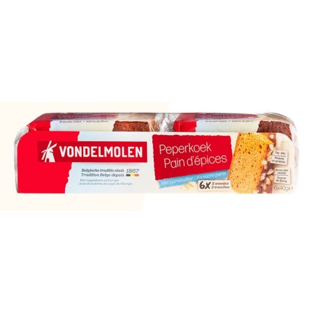 Vondelmolen sugar gingerbread 6 X 40 gr
