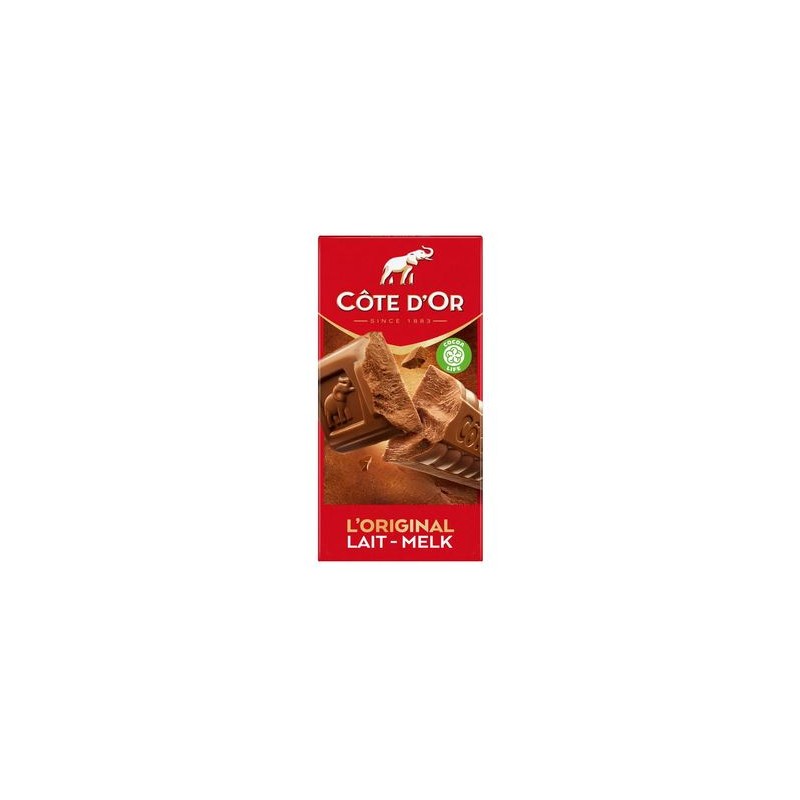 Tablette Côte d'Or au lait 200gr