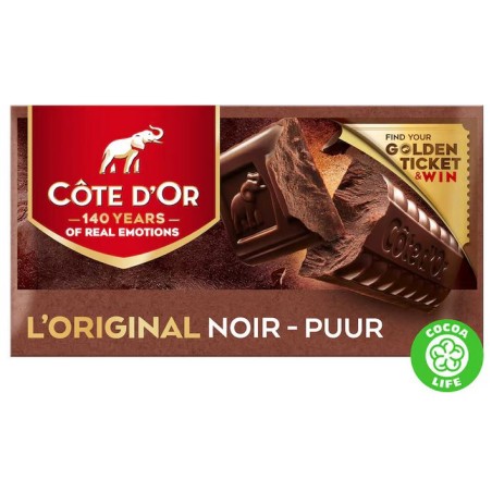 COTE D'OR tab. chocolat noir 2x200gr