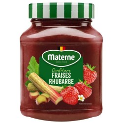 Materne Fraises Rhubarbe 450 gr