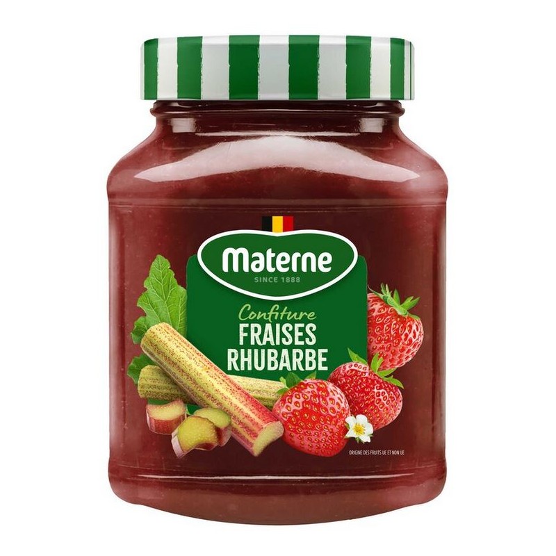 Materne fraises-rhubarbes 450gr