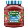 Materne Light Fruit Spread Strawberry Cranberry 335 gr
