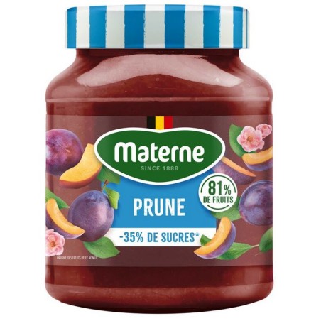 Materne Light Fruit Spread Plum 335 gr