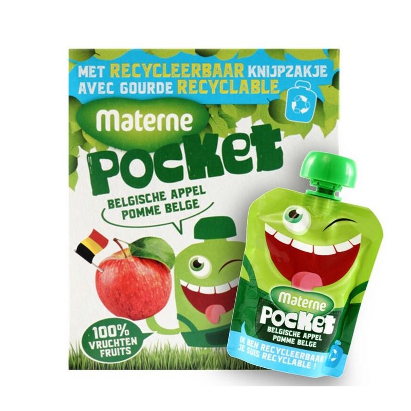 Materne Pocket Apple Compote 4 x 90 g