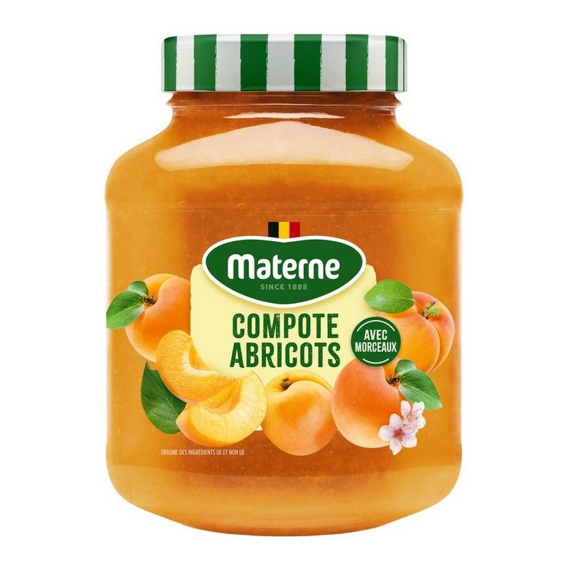 Materne Apricot Compote with Pieces 600 g