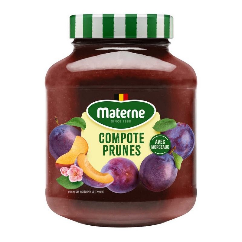 Materne Plum Compote with Pieces 600 g