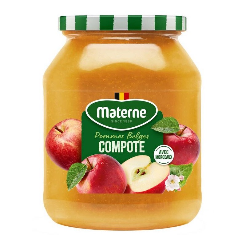 Materne Apple Compote with Pieces 850 g