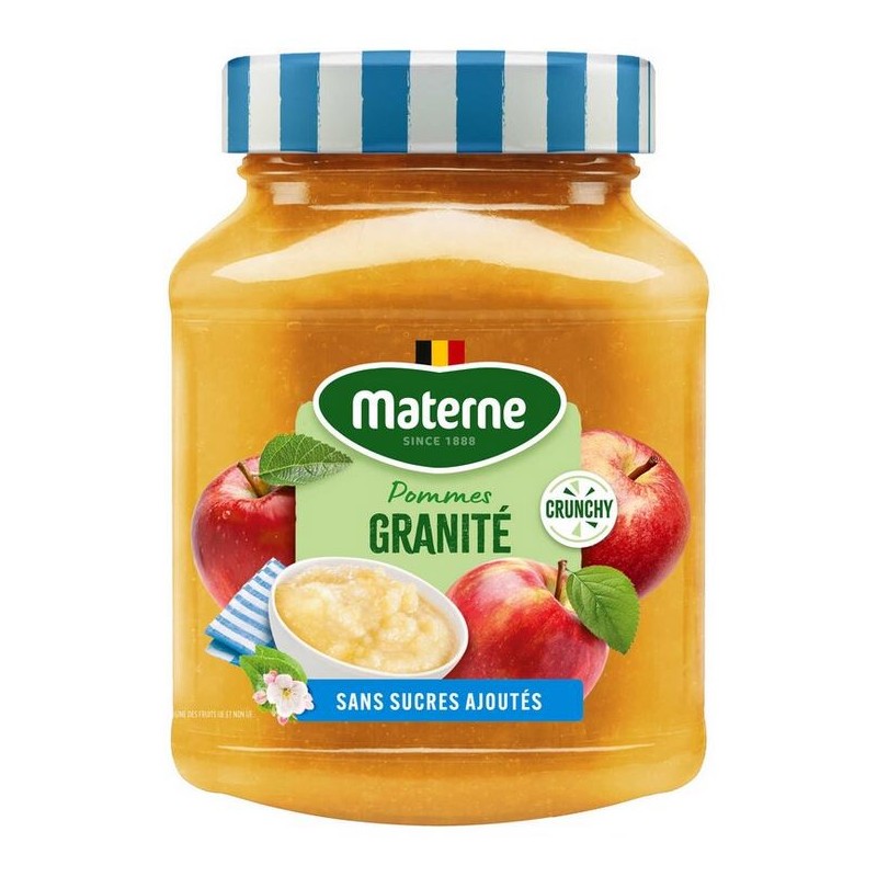 Materne Apple Compote Granita with Pieces 350 g