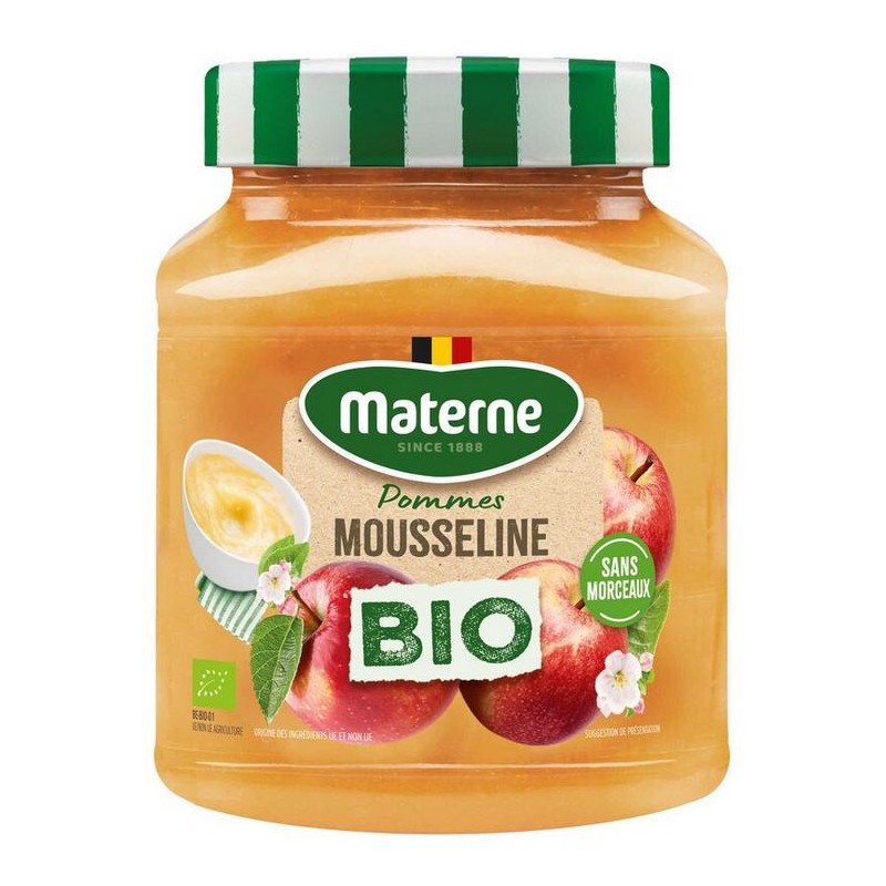 Materne Mousseline de Pommes Bio 305 g