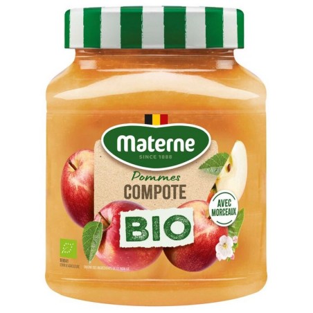 Materne Organic Apple Compote with Pieces 305 g