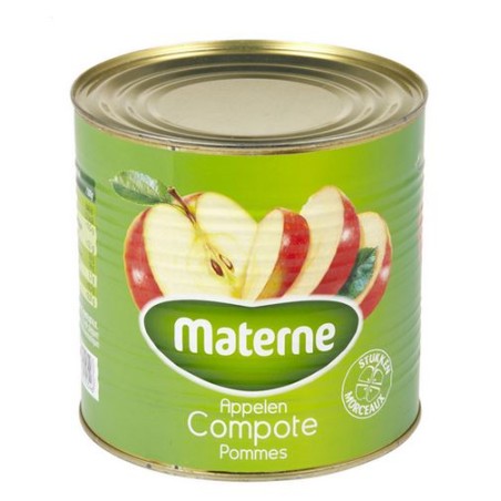 Materne Compote de Pommes avec Morceaux 2.7 Kg