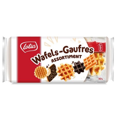 Lotus 10 gaufres assortiment 419 g