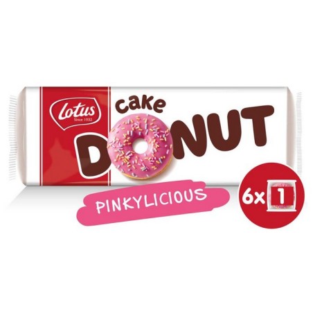 Lotus Cake Donut Pinkylicious 6 x 34 g