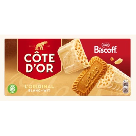 COTE D'OR tablettte l'original Biscoff blanc 380 g