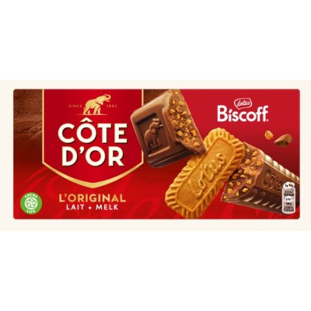 COTE D'OR tablet the original Biscoff milk 380 g