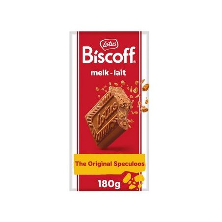 Lotus Biscoff Chocolat au lait fourré à la crème Speculoos 180g