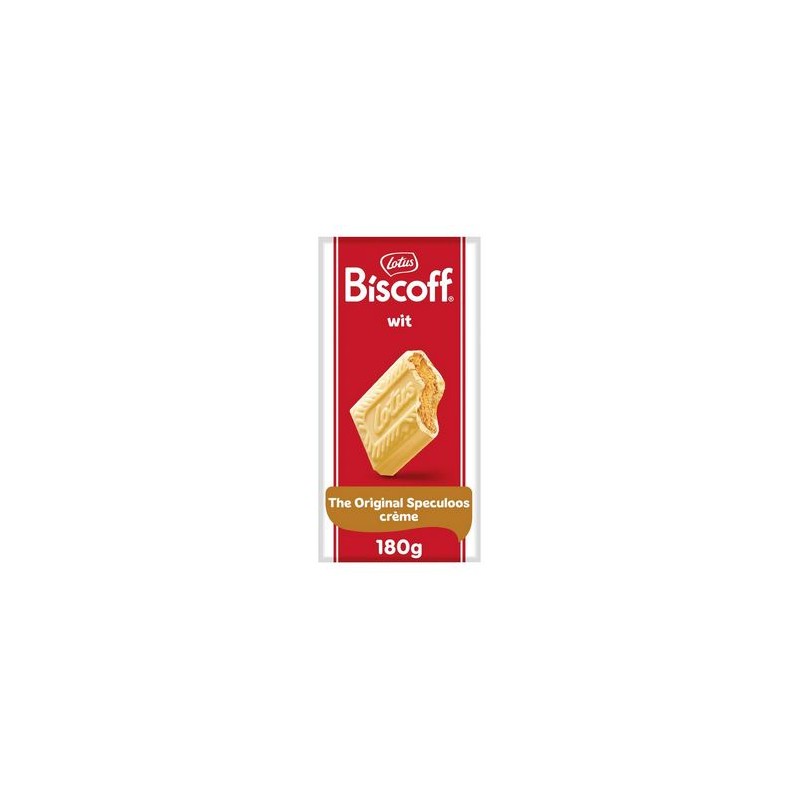 Lotus Biscoff Chocolat blanc fourré à la crème speculoos 180g
