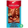 Tablette Côte d'Or aux  amandes caramélisées et pointe de sel  180gr