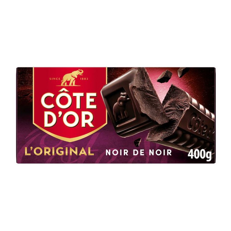 Tablette Côte d'Or noir de noir 2 x 200gr