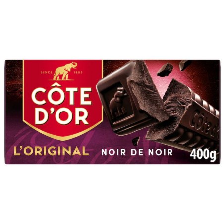 Tablette Côte d'Or noir de noir 2 x 200gr