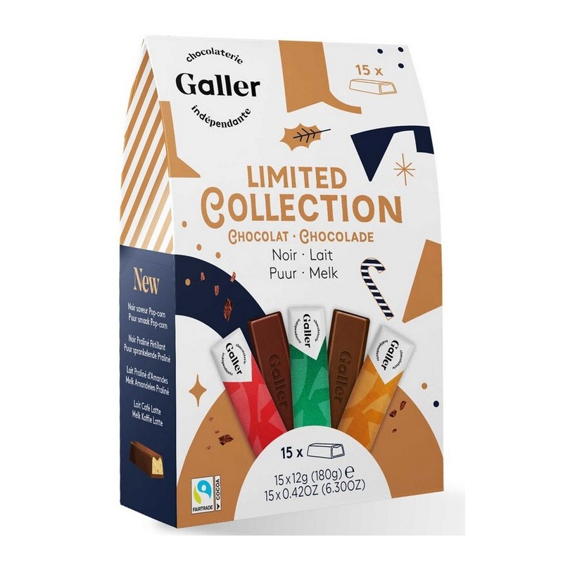 Galler Limited Collection Noir Lait Fairtrade 144 g