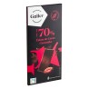 Tablette Galler noir 70 % noir éclats cacao 80gr