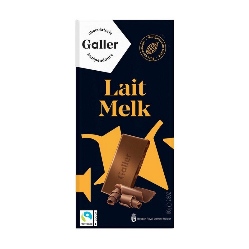 Tablette Galler lait profond 80gr