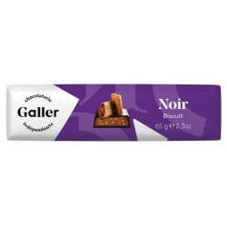 Barre Galler Noir Biscuit 65 g