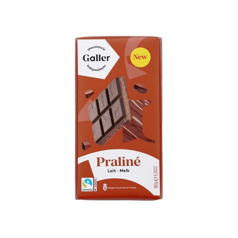 Galler Milk Chocolate Praline Tablet 180 g