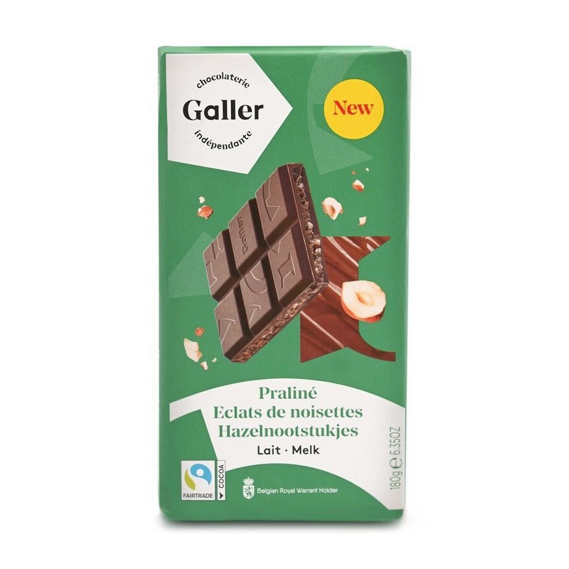 Galler Milk Chocolate Hazelnut Chocolate Tablet 180g