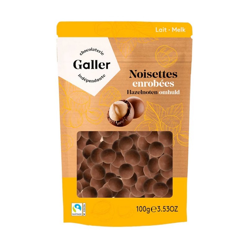 Galler Milk Chocolate Coated Hazelnuts 100 g