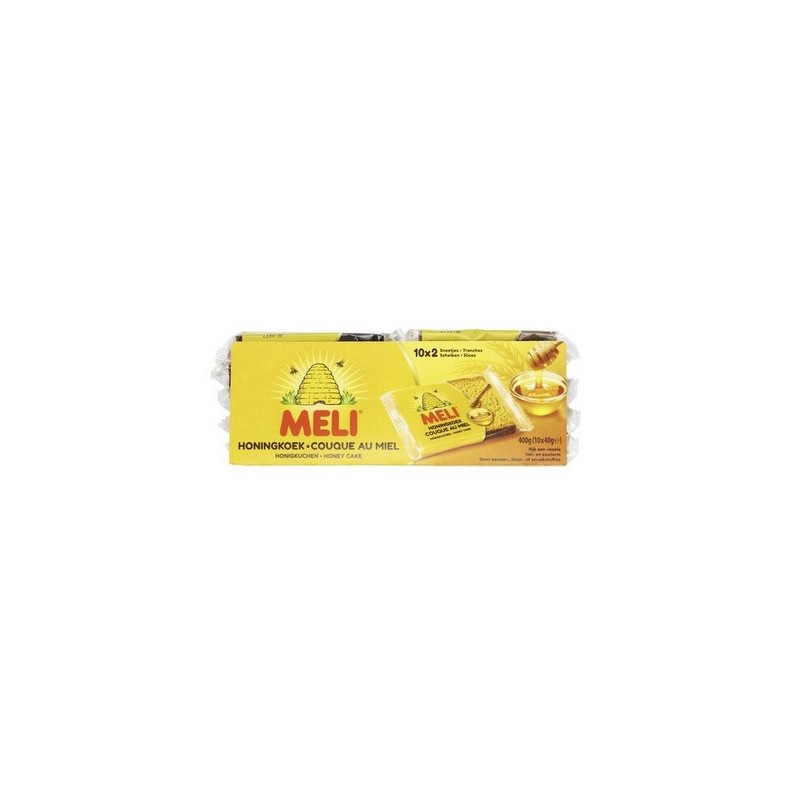 Meli pain d'épice au miel 10x2 tranches  400gr